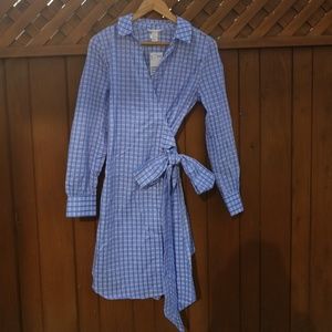 NWT H&M wrap around shirt dress